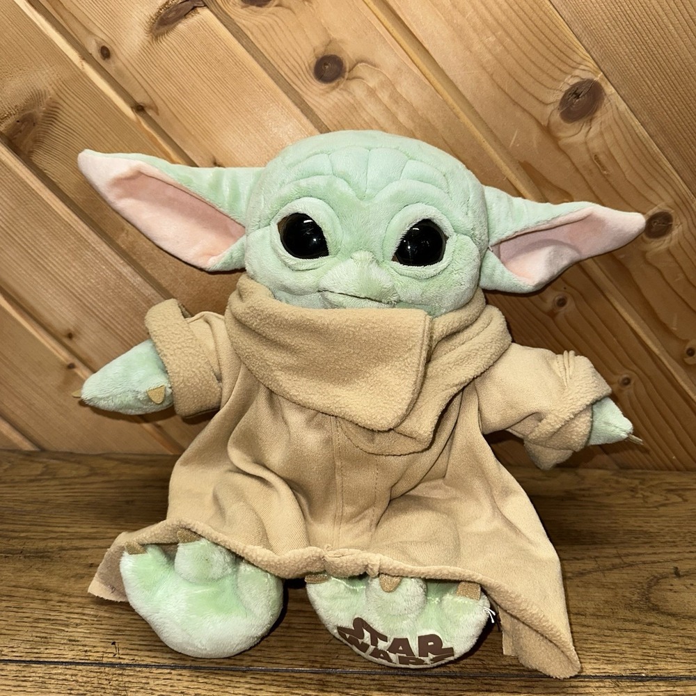 Build-A-Bear Workshop BAB Star Wars Baby Yoda Mandalorian Stuffed Plush 12"